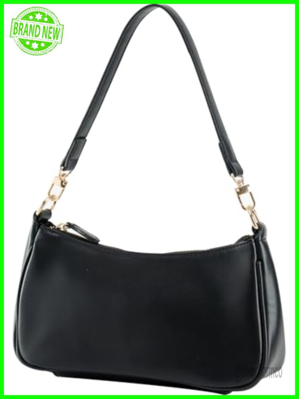 Faux Leather Crossbody Shoulder Bag Small Hobo Purse Zipper Clutch Tote